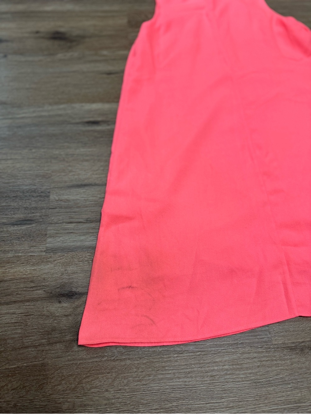 Lilly Pulitzer Neon Coral Sleeveless A-Line Dress with Gold Embroidery - Picture 6 of 6
